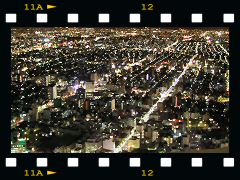 名古屋市街夜景の画像