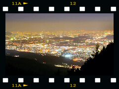 京都市街夜景の画像