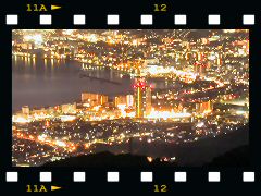 大津市街夜景の画像