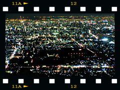 大阪市街夜景の画像