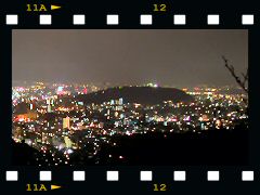 松山市街夜景の画像