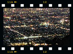 大阪市街・夕景の画像
