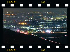 栃木市街夜景の画像